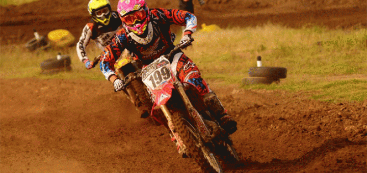 Joaquin Poli con su Honda CRF450R
