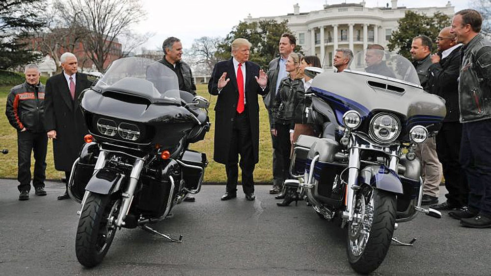 trump harley