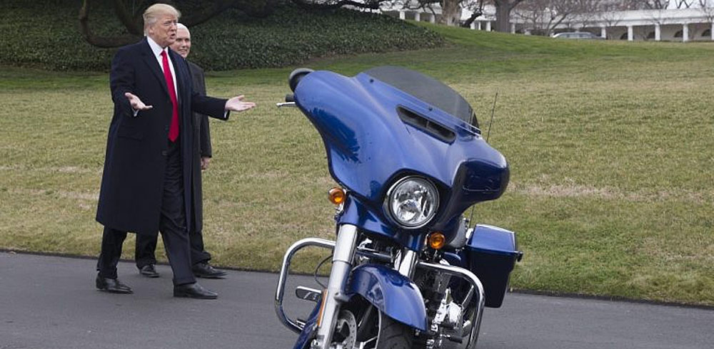 trump harley