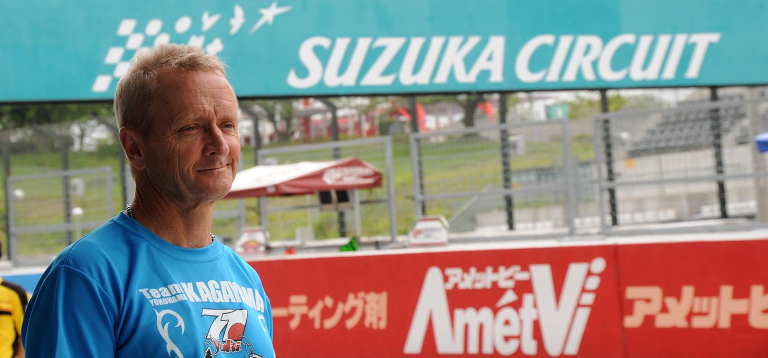 Kevin Schwantz en las 8 Horas de Suzuka
