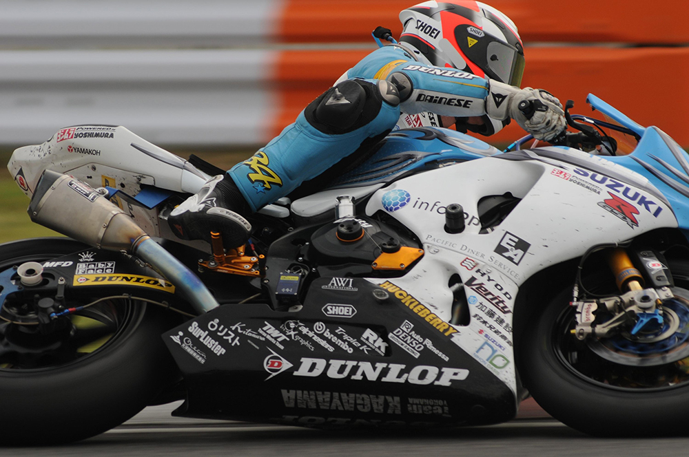 Kevin Schwantz en las 8 Horas de Suzuka