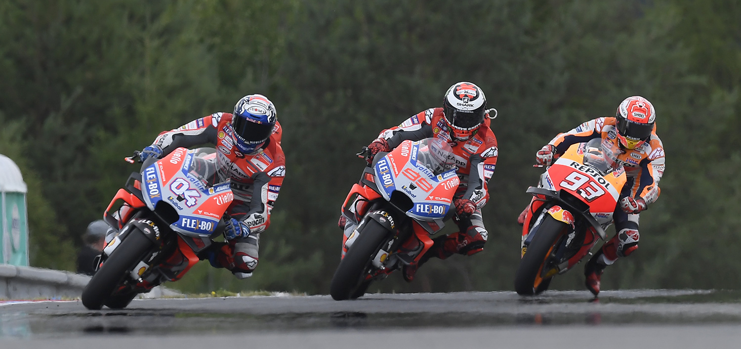 Ducati se quedó con el Gran Premio de la República Checa