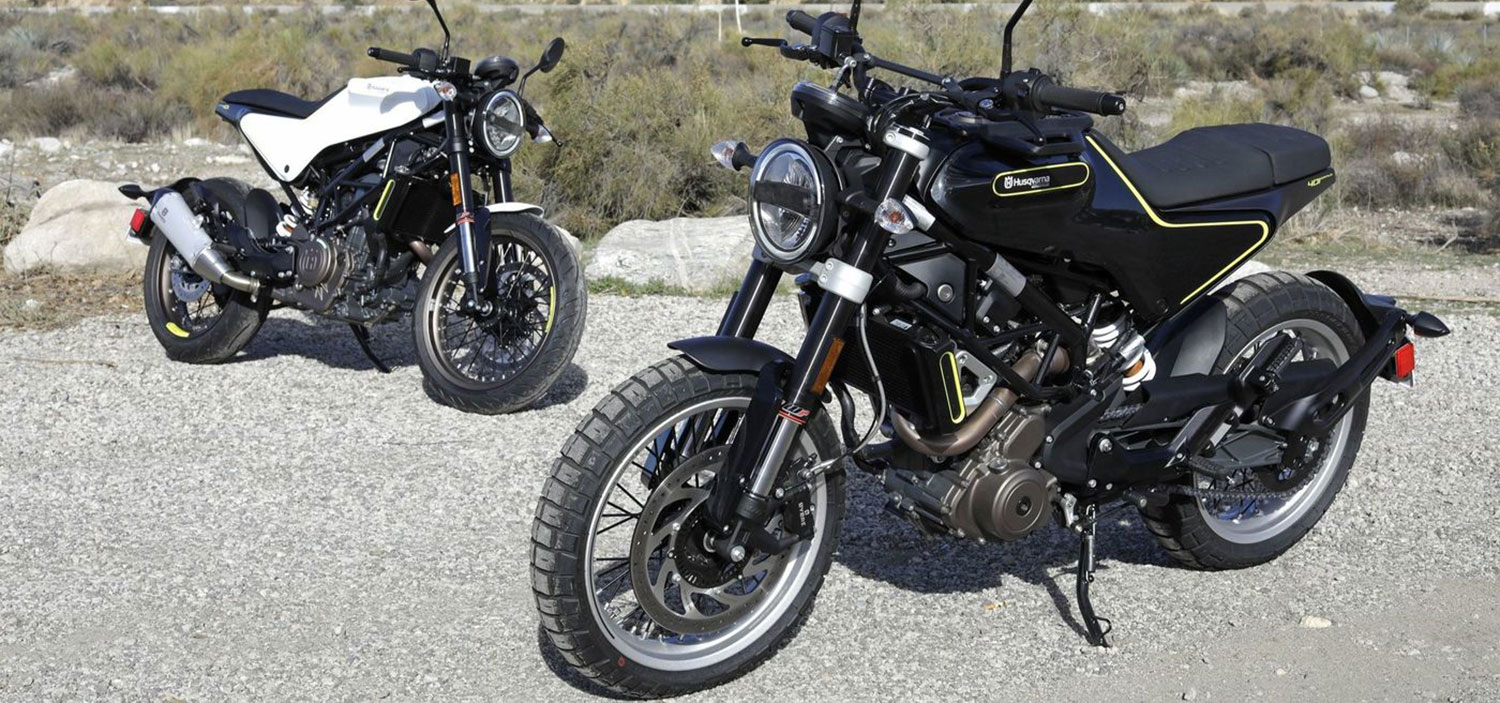 Vitpilen y Svartpilen de Husqvarna