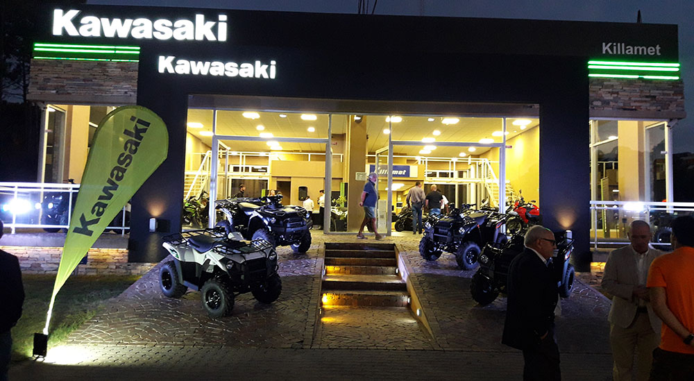 Kawasaki en Pinamar