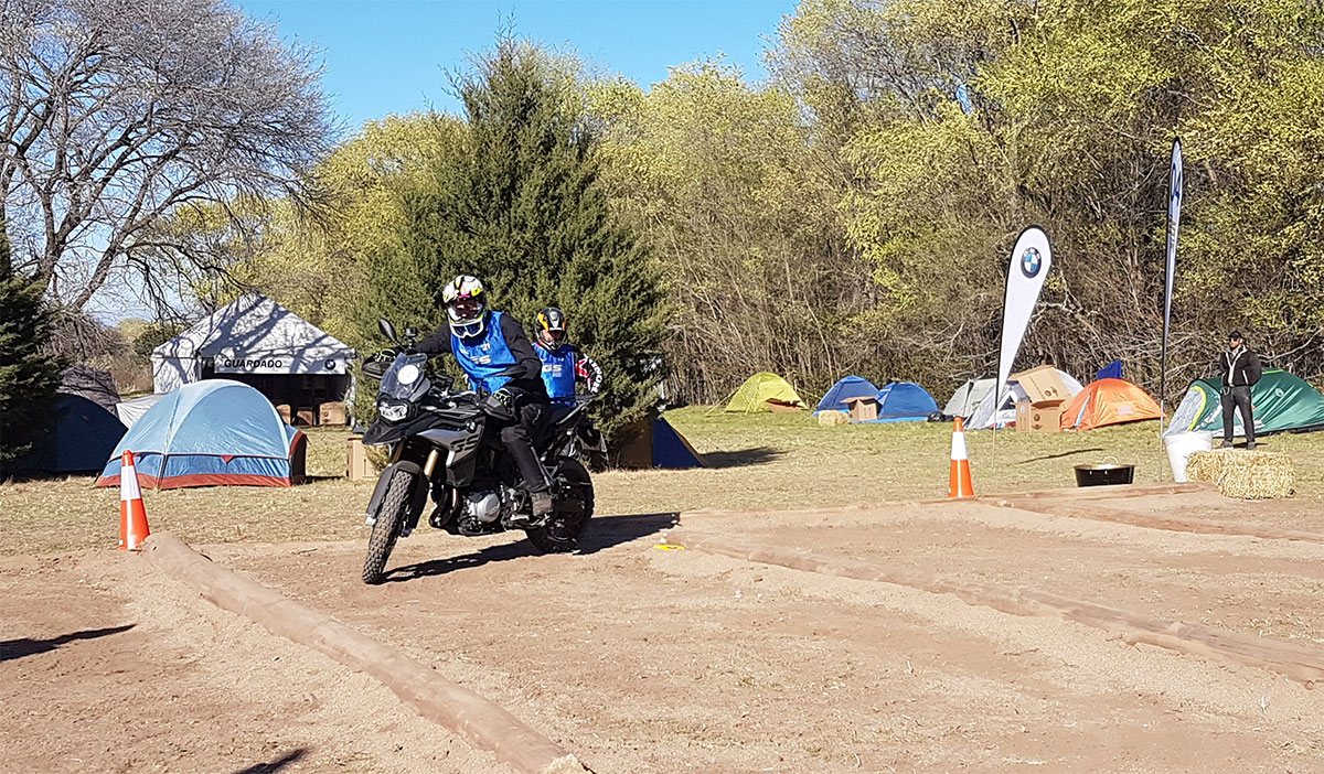 slalom troncos