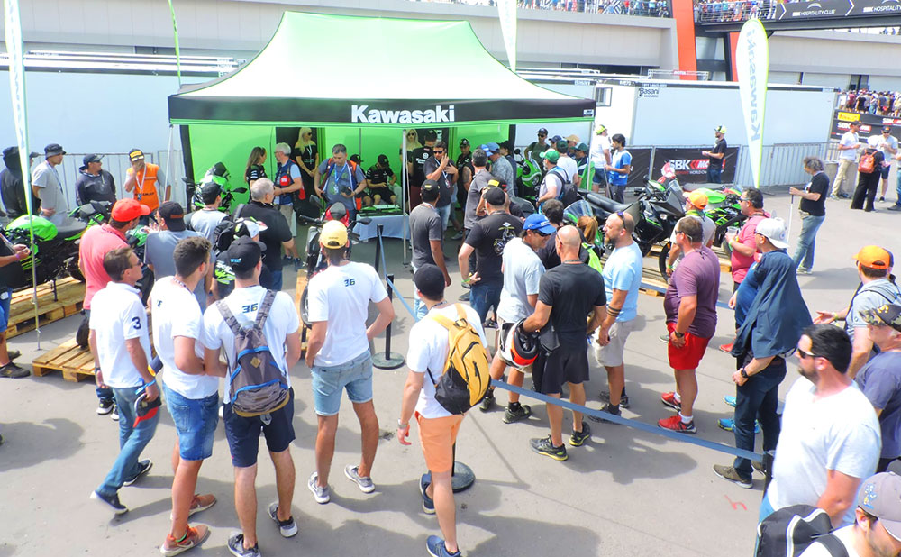 Kawasaki en el Superbike