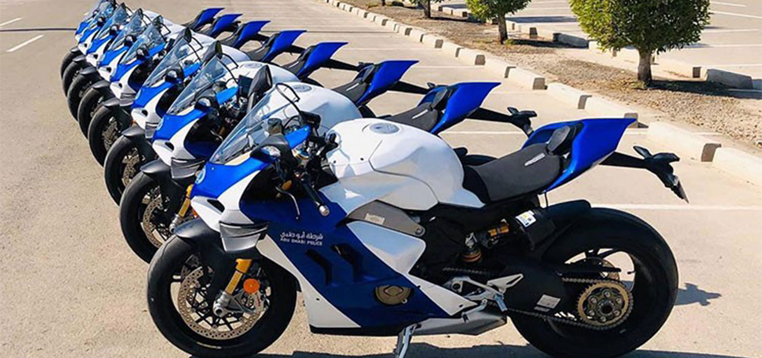 Ducati Panigale V4 R policia Abu Dhabu