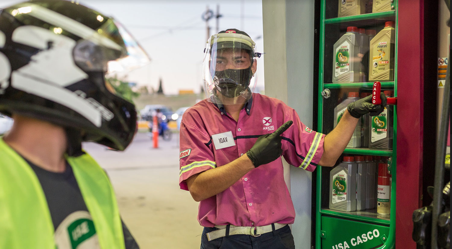 Las motos tienen un lugar exclusivo en AXION energy